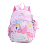 back to school New Unicorn Backpack For Girls Cartoon Pink Princess School Bags Kids Satchels Kindergarten Bookbag Mochila Infantil Escolar