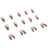 Xpoko W089 French Nails Set Press On Ballerina Fake Fingernails