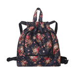 Women's Plaid Backpack 2022 New Nylon Travel Shopping Daypack Female Shoulder Bags Casual Flower Rucksack Student School Bags