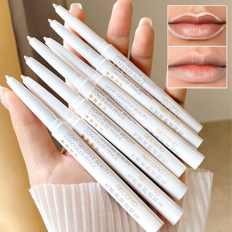 Xpoko Moisturizing Eyebrow Lips Concealer Pen Full Coverage Waterproof Contour Face Acne Marks Concealer Stick Lasting Makeup Cosmetic