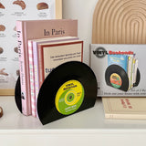 Xpoko home decor room decor bedroom decor office decor Vinyl Record Bookends 2pcs