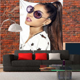 Ariana Grande Tapestry Music Singer Home Decoration Fans Bedroom Wall Decoration Rock Room Decor Dropshipping