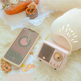 Xpoko home decor room decor bedroom decor office decor Mini Retro Radio Speaker