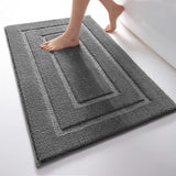 Thick Bathroom Mat High-hair Toilet Absorbent Floor Mat Carpet Bedroom Non-slip Foot Pad Bath Rug Super Soft Outdoor Carpet