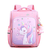 back to school New Girl School Bags Child Pink Unicorn  Printing Backpacks Kindergarten Student Cute Girls Children's Schoolbag Waterproof Kid