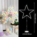 Xpoko Balloon Arch Balloons Ring Stand Balloon Stand Holder Happy Birthday Party Decor Kids Wedding Birthday Balloons Baby Shower