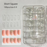 120pcs/box Instant Soft Gel Nail Tips Sculpted Coffin Stiletto Full Cover Press On Nail Tips Soak Off Salon Custom Nails