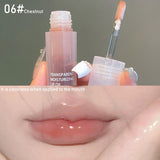 Xpoko Lip Oil Transparent Lip Cream Moisturizing Lipgloss Lipstick Primer Remove Dead Skin Lighten Lip Lines Lip Balm Plump Lips Care