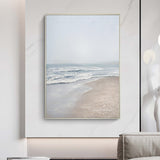 Xpoko Handmade Seascape Art Picture Modern Living Room Decoration Oil Painting Textured Sea Scenery Art Pictures Wall Hangings Artwork