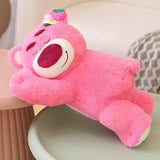 back to school 40-90cm Kawaii Pink Bear Plush Toy Red Strawberry Cute Stuffed Animal Bear Sleeping Pillow Plush Doll Elementary Student Gifts