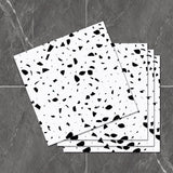 European Style Terrazzo Removable Floor Sticker for Kitchen Bathroom Waterproof Non-slip Vinyl Self-adhesive Flooring Decoration