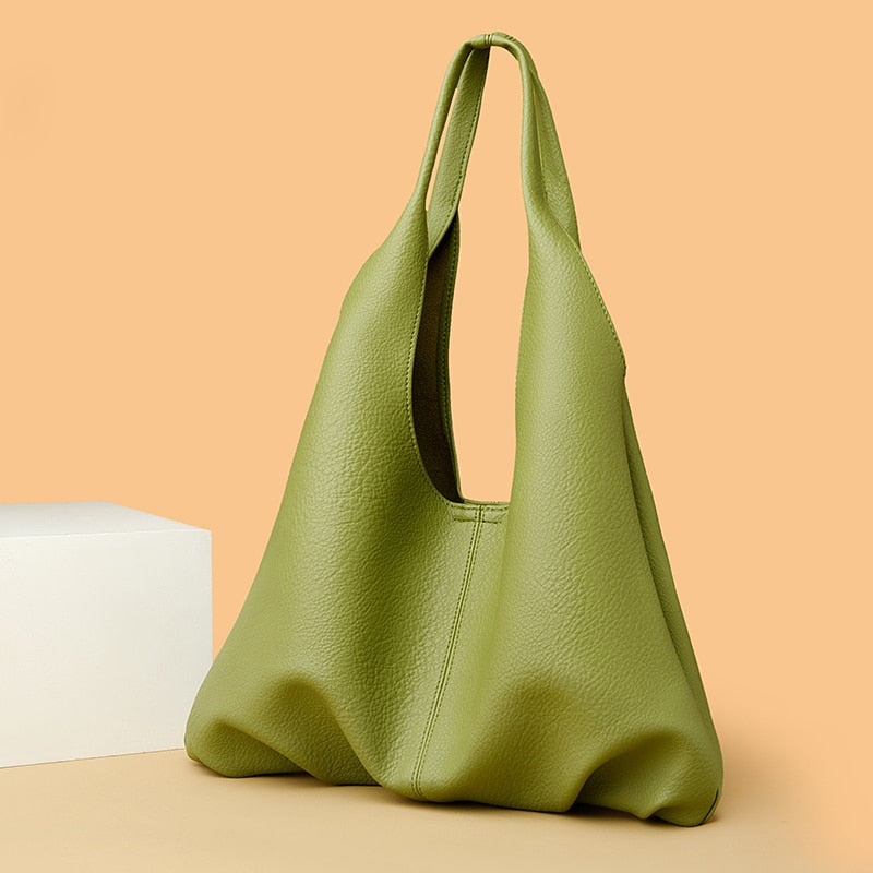 Xpoko 2023 New Women's Bag Large Capacity Women's Handbag Fashion Versatile Casual Shoulder Bag Magnetic Buckle Solid  Women's Bag
