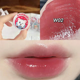 Xpoko Jelly Lip Gloss Mirror Water Lip Glaze Glass Lipstick Flushed Cheeks Liptint Sparkling Moisturizing Transparent Colored Lip Mask