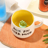 Xpoko Unicorn Ceramic Mugs 350Ml Cartoon Animal Coffee Milk Tea Cup Novelty Creative Gift Cute Plant Porcelain Mugs Office Drinkware