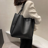 Xpoko 2023 New Women's Handbag Fashion Brand Shoulder Bag Versatile Shopping and Travel Bag Large Capacity Fashion Leather Women's Bag