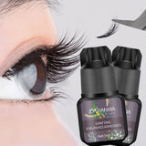Xpoko No Irritation Eyelashes Extension Glue Quick Drying Long Lasting Waterproof Adhesive Black Grafting Lashes Glue Makeup Tool 5ml