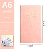 back to school 2023 Agenda Weekly Planner 365 Days A6 Leather Notebook Daily Plan Planner Notebook Agenda Organizer Stationery School Supplies