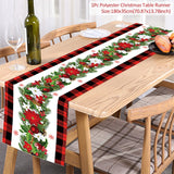 Xpoko Christmas Table Runner Merry Christmas Decoration For Home Tablecloth Cover Xmas Ornament Navidad Noel Gifts New Year Party 2023