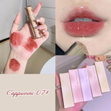 Xpoko Mirror Surface Water Lip Gloss Lip Glaze Transparent Glass Waterproof Liquid Lipstick Pink Clear Tint Makeup Lasting Cosmetics