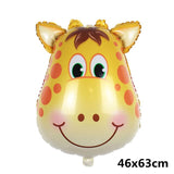 12inch Dinosaur Birthday Decoration Balloons Wild Animal Jungle Party Decorations Balloons Happy Birthday Balloon Baby Shower