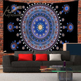 Sun Indian Mandala Tapestry Wall Hanging Boho decor macrame hippie Witchcraft Tapestry  Beach Towel Rectangle  Tablecloth