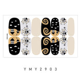 Xpoko 2022 New Arrival Halloween Nail Stickers Full Sticker Fashion Nail Art Jewelry  Applique Nail Sticker