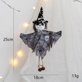 Xpoko Halloween Decoration Pumpkin Ghost Witch Black Cat Pendant Bar Haunted House Hanging Oranment Happy Halloween Day Ghost Festival