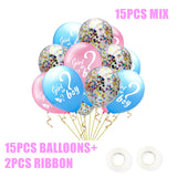 Xpoko Baby Shower Boy or Girl Balloons Gender Reveal Party Decorations  Baby Boy Shower Decor