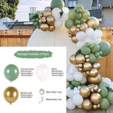 Green Balloon Garland Arch Kit Wedding Jungle Safari Birthday Party Decorations Kids Baby Shower Ballon Baloon Decor