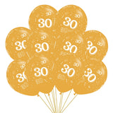 1Set Made in 1992 1982 1972 Balloons for 30th 40th 50th Birthday Gold Silver Rose Ballon for Wedding Anniversary Decoration