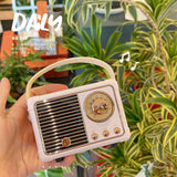 Xpoko home decor room decor bedroom decor office decor Mini Retro Radio Speaker