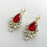 Xpoko Exquisite Light-Colored Drop Zircon Dangle Earrings For Women AAA CZ Leaf Earring Jewelry Accessories