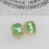 Xpoko Exquisite Light-Colored Drop Zircon Dangle Earrings For Women AAA CZ Leaf Earring Jewelry Accessories