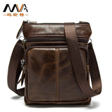 2022 New Men's shoulder bag leather men's bag casual classic retro cowhide shoulder messenger small bag men's messenger bag