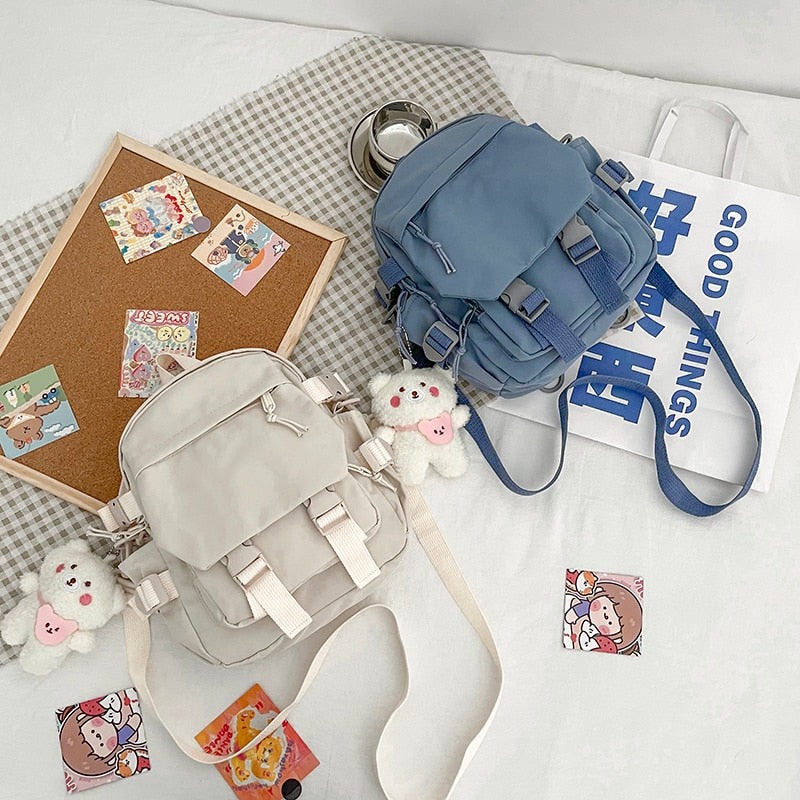 Xpoko 2023  Women Shoulder Bag for Teenage m2 Girls Multi-Function Small Bagpack Ladies Travle School Backpacks