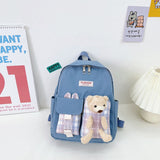 2022 Cartoon Rabbit School Bags for Girl Cute Bear Kindergarten SchoolBags Children Backpacks Girls Boy Book Bags Kids Back Pack
