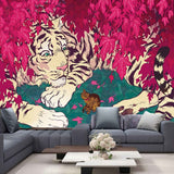 Tiger Tapestry Animals Painting Draw Culture Home Decoration Gift Souvenier Wall Art for Bedroom Living Room Dropshipping