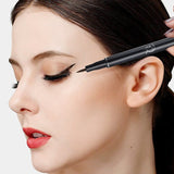 Xpoko Black Brown Matte Liquid Eyeliner Pen Waterproof Long Lasting Quick Drying Smooth Easy To Color Eyeliner Pen Makeup Cosmetics