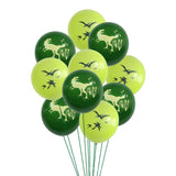 12inch Dinosaur Birthday Decoration Balloons Wild Animal Jungle Party Decorations Balloons Happy Birthday Balloon Baby Shower