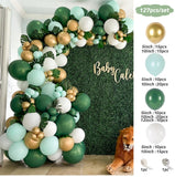 Green Balloon Garland Arch Kit Wedding Jungle Safari Birthday Party Decorations Kids Baby Shower Ballon Baloon Decor