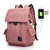 Backpacks for Women Back To School Canvas 15.6inch Teenage Girl Multifunction USB Charging Laptop High QualityOutdoor Backpack