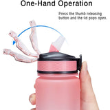 Xpoko BPA Free Water Bottle Motivational Sports Water Jug With Time Maker Leak-Proof Drinking Bottle Outdoor Sport Portable Drinkware