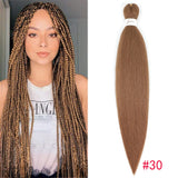 Easy Braiding Synthetic Ombre Pre Stretched Crochet EZ Braid Hair Extensions Soft Yaki Straight Low Temperature Fiber Easy Braiding Synthetic Ombre Pre Stretched Crochet EZ Braid Hair Extensions Soft Yaki Straight Low Temperature Fiber