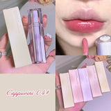 Xpoko Mirror Surface Water Lip Gloss Lip Glaze Transparent Glass Waterproof Liquid Lipstick Pink Clear Tint Makeup Lasting Cosmetics