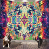 Aesthetic  Hippie Tapiz Art  Tapestry  Psychedelic Tapestry Wall Hanging Hippie Tapestry for Bedroom Dorm Indie Room Decor