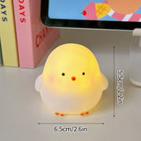 Back to school Cartoon Chicken Little Night Light Creative Cute LED Light Bedroom Bedhead Nightlight Child Room Decor Night Lamp Not Dazzling