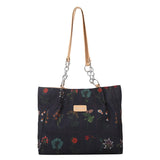 Back to school Women's Tote Bag 2023 New Fashion Trend Large Capacity Flower Handbag Casual Shoulder Bag