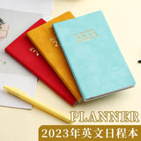 back to school 2023 Agenda Weekly Planner 365 Days A6 Leather Notebook Daily Plan Planner Notebook Agenda Organizer Stationery School Supplies