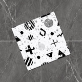 European Style Terrazzo Removable Floor Sticker for Kitchen Bathroom Waterproof Non-slip Vinyl Self-adhesive Flooring Decoration