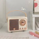 Xpoko home decor room decor bedroom decor office decor Mini Retro Radio Speaker